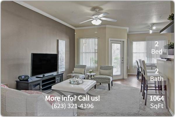 $2,835 / 2br - 1064ft2 - Comfortable 1064 sq ft 2 bd, 2 ba for all your needs. Call us now! (Phoenix)64024998916995121