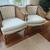Bernhardt Style Cane Back Barrel Chairs Set 1 thumbnail