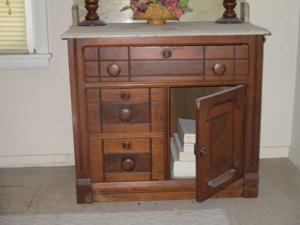 Marble top ONLY from antique cabinet 1