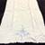 2 Vintage White Pillowcases with Blue Embroidery 4 thumbnail