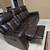 2 leather faux recliners sofas and 1 recliner 1 thumbnail