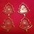 Vintage Christmas Tree Candy and Nut Dishes, Set of 4 1 thumbnail