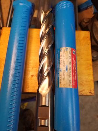 New Niagra 1" Dia. X 7.5" Length Endmill 1