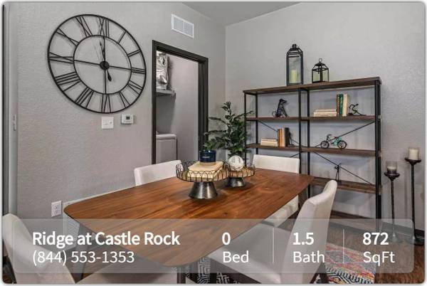 $1,767 / 872ft2 - 6 Weeks Free! Claim your spot! Studio available! (Castle Rock - Deputy Zack S. Parrish III Memorial Park)63920601466242121
