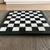 Marble or Stone Tiled Chess or Checkers game playing board 1 thumbnail
