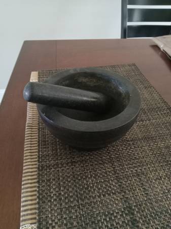 Stone Mortar and Pestle Set Molcajete 1