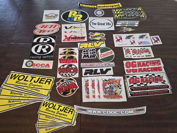 Miscellaneous Lot Racing Karting Car Stickers 1
