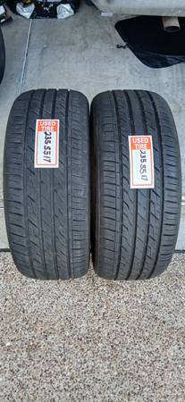 P235 55 R17 tires (2) 1