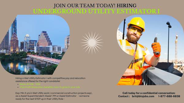 Underground Utility Project Manager 1