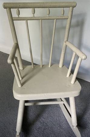 Antique children’s rocker 1