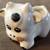 Adorable Baby Cow Ceramic Toothpick Holder Loomco 1991  3"T x 3.5"L 1 thumbnail