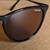 NEW Nectar Goose black frame amber polarized lens adult sunglasses 6 thumbnail