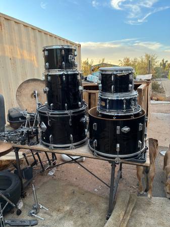 7 Piece  intermediate Drum Set 1