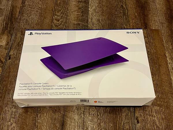Playstation 5 Console Cover (Galactic Purple) 1