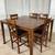 High Extendable Dining Table & 5 Chairs READ DESCRIPTION & SEE PICS 1 thumbnail