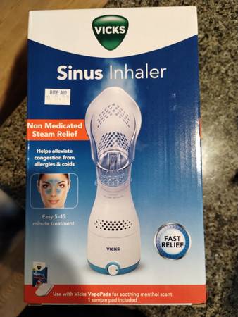 New Vicks sinus inhaler machine. - $30 (S. Everett)63471199354241120