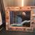 Hand-painted Folk Art Mirror with Farm Scene 1 thumbnail