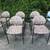 Chairs with armrests,   6 identical chairs,   waiting room chairs 1 thumbnail