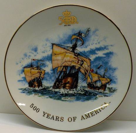 Christopher Columbus Plate 1