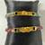 Snakeskin Oval Hinged Bracelets from Florence, Italy 1 thumbnail