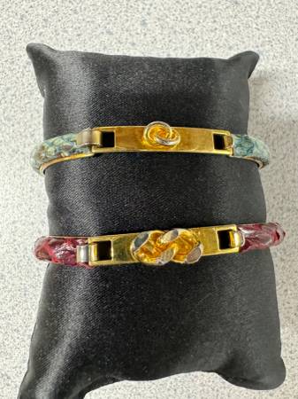 Snakeskin Oval Hinged Bracelets from Florence, Italy - $35 (Fairfax City)63436959116033120