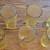 7 Amber Depression Glass Tumblers With Diamond Pattern 3 thumbnail