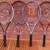 Tennis Racquet Bundle 4 Racquets + Yonex Multi Racquet Bag Wilson Dunl 2 thumbnail