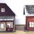 4 HAND MADE AND PAINTED PUTZ STYLE HOUSES 1 thumbnail