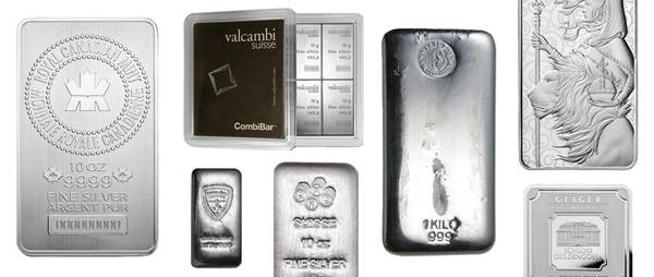 Buying 1 oz, 5 oz, 10 oz up to 100 oz. Silver Bars & Rounds 1