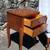 STUNNING Early Vintage SHOW HOME 2 Drawer End Table 11 thumbnail