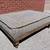 Large Contemporary Ottoman with Natural Wood Frame - 4 ft long 1 thumbnail