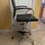 NEW CHROME LEATHER BLACK COUNTER RIBBED STOOL WORK OFFICE NICE CHAIR 4 thumbnail