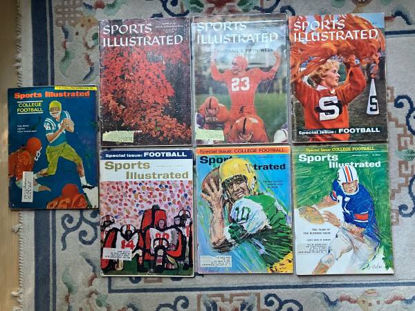 * (13) VINTAGE SPORTS ILLUSTRATED MAGAZINES * (1954-1966) - $1 (Walnut Creek)63471459658625122