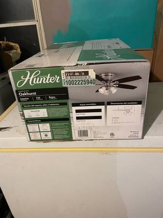 Hunter ceiling fan 1