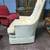 Hollywood Regency Style Tufted Highback Yellow Crushed Velvet Chair 3 thumbnail