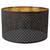 New Ikea NYMO Black Gold Perforated Drum Lamp Shade 1 thumbnail