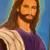 Painting of Jesus Christ in purple 8 thumbnail