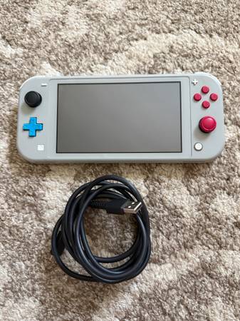 Nintendo switch lite pokemon zacian / zamazenta edition 1