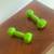 Body Solid Tools 3 LB GREEN NEOPRENE DUMBBELLS! hex weights fitness ex 4 thumbnail