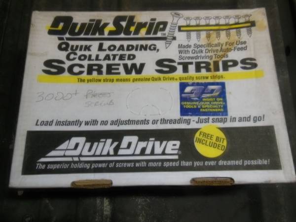Quick Drive Strip Screws 1