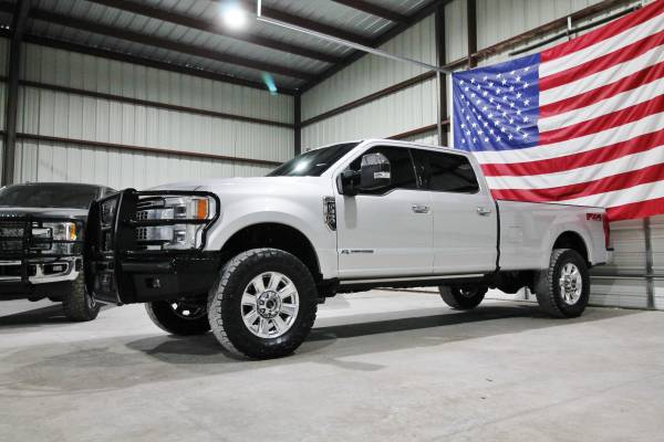 2019 FORD F-350 PLATINUM FX4 DIESEL NAV ROOF NEW 37" NITTOS GOOSENECK! 1