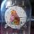 DISNEY'S WINNIE The POOH & PIGLET 9" Pendulum Clock in Glass Dome! Wor 2 thumbnail