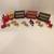 Vintage 21-Piece Painted Wooden Train Set, Int’l Silver Co., NIB 1 thumbnail