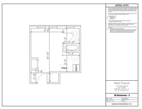 $2,375 Fenway Studio/1 Bath Apartment | Hemenway St (Fenway)64213545358465120