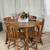 Solid Wood Kitchen Dining Table With 4 Chairs 1 thumbnail
