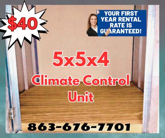 $50 / 200ft2 - Unidades de almacenamiento independientes asequibles / Espacio / Estacionamiento / Control climático 10x20 (lake wales)64149652713857124