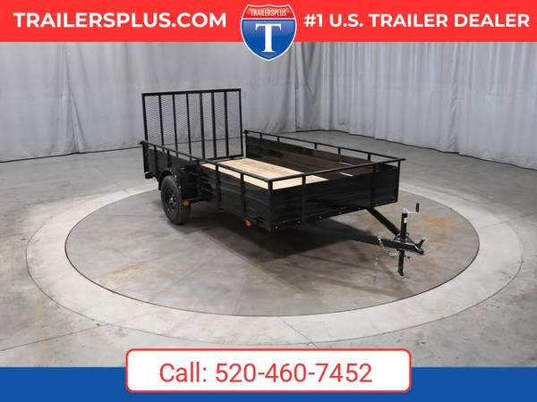 2026 CarryOn 6X12 Utility Solid Side Trailer Black 1
