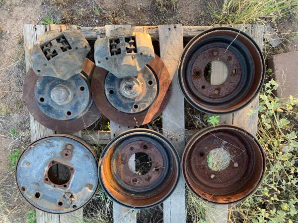 VW Bay front calipers rotors and type 3 drums- 1