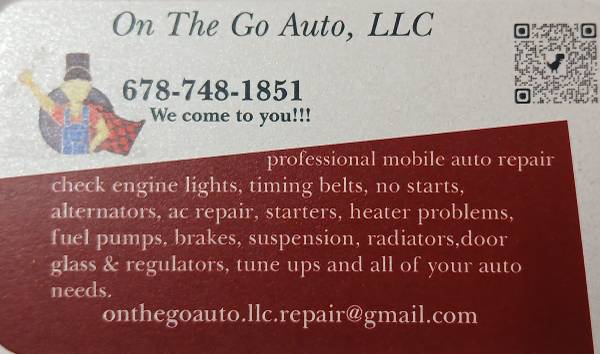 BRAKES! BRAKES! and more MOBILE MECHANIC  SERVICE, 678-748-1851 1