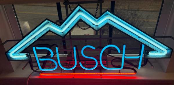 Vintage Busch neon sign 1